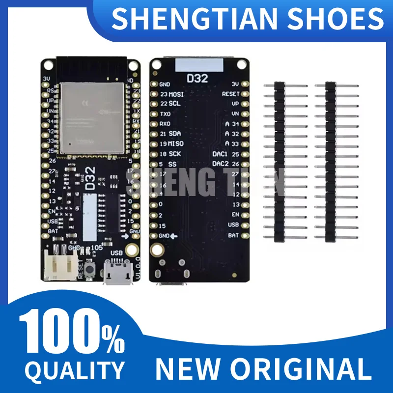 GREATZT LOLIN D32 V1.0.0 - wifi+bluetooth board based ESP-32 esp32 ESP-32 4MB FLASH Arduino MicroPython Compatible