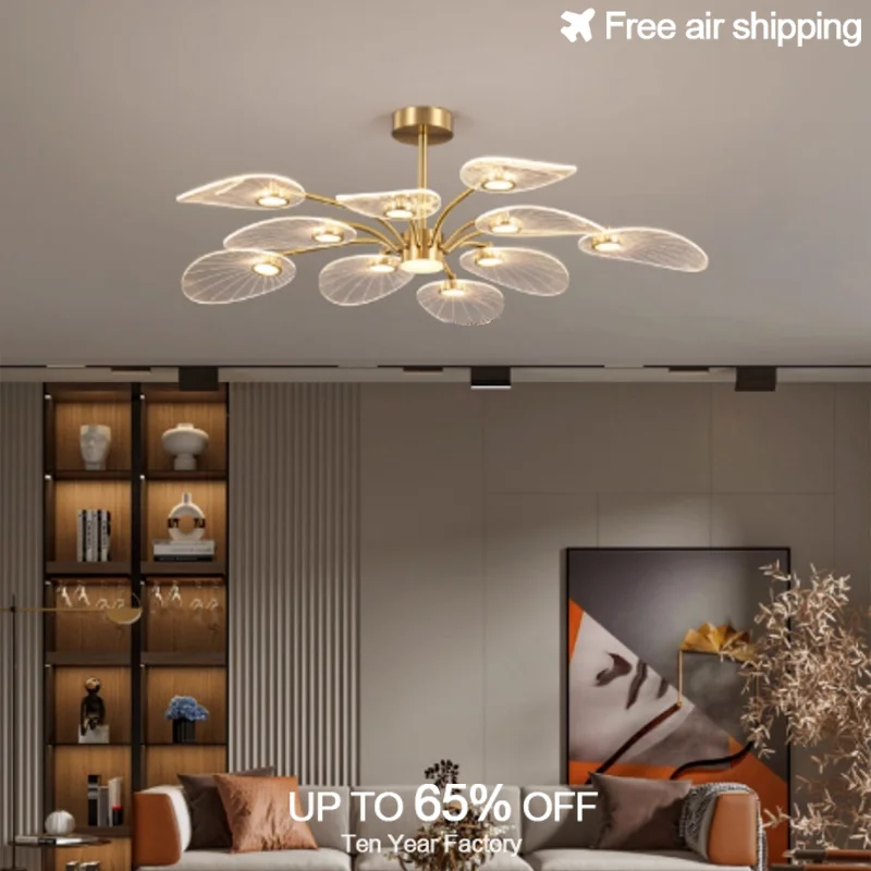 

Modern Nordic Style LED Pendant Light for Ceiling Living Room Dining Room Bedroom in Black and White PVC Material