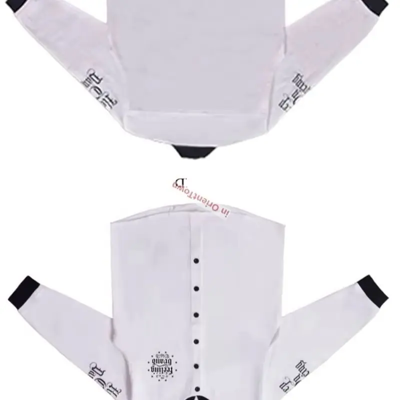 

Professional Hip Hop Embroidered Shirt Original Europe Street Breaking Dance Tops Pure Cotton Popping Shirts in OrientTown in015