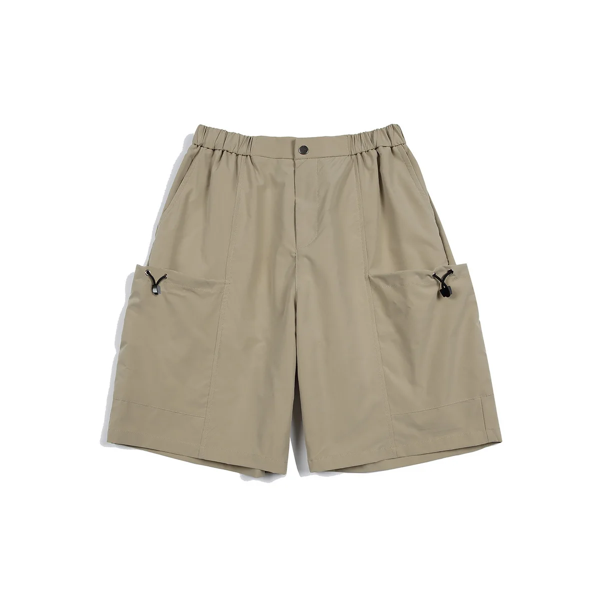 Japanese Style Summer New Trendy Shorts 3-color Loose Casual Workwear Shorts Men's Sports Simple Elastic Waist Short Pants
