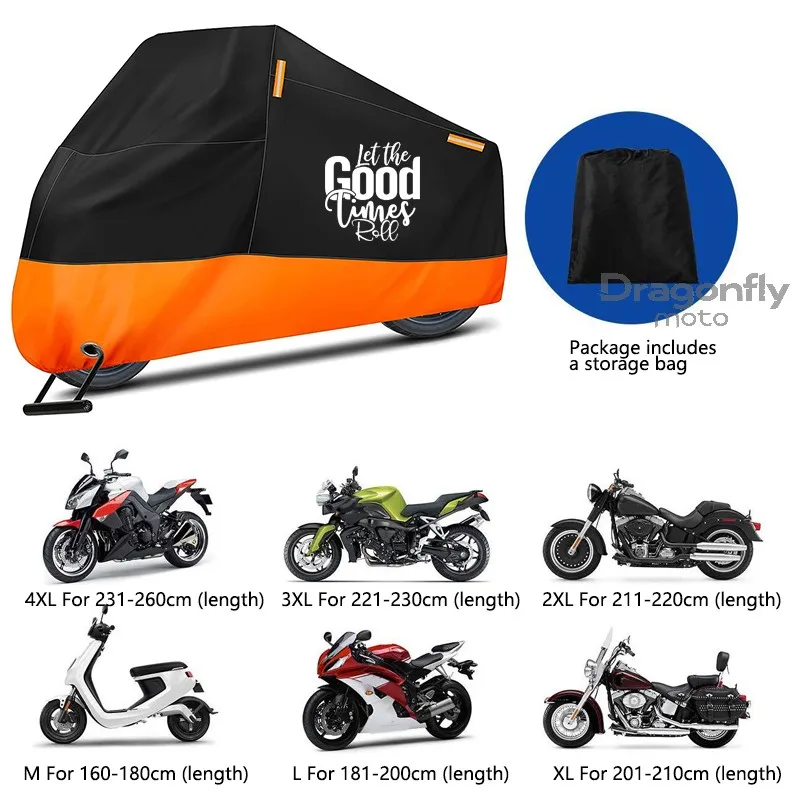 For Kawasaki Ninja H2 H2R Zx6R Zx12R 400 650 1000 Zx9R Motorcycle Cover Waterproof Outdoor Scooter UV Protector Dust Rain Cover