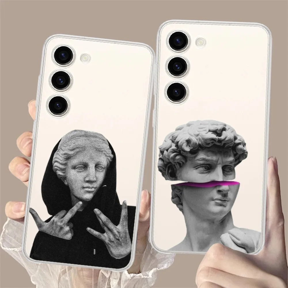 Art Aesthetic David Phone Case for Samsung Galaxy S8 8S G950F G950 A91 A80 A73 5G A72