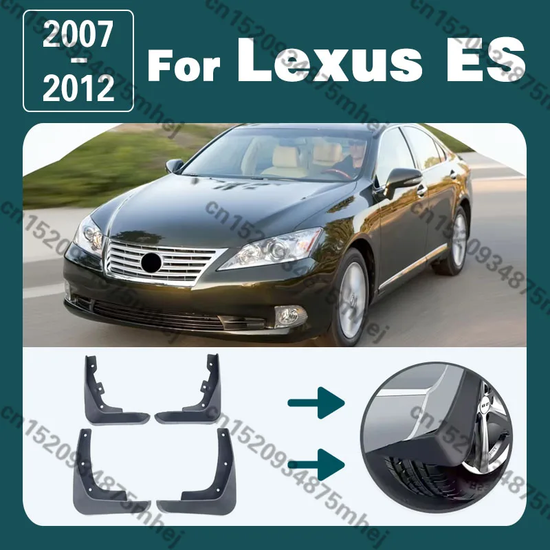 For Lexus ES ES350 ES240 2007 2008 2009 2010 2011 2012 Mudflaps Splash Guards Mud Flap Mudguards Fender Set Mud Flaps