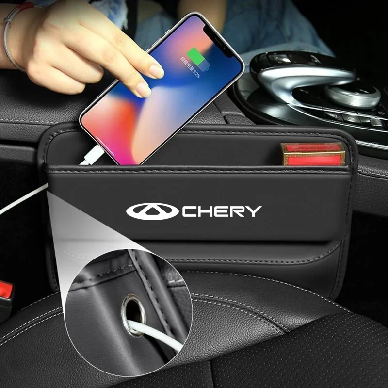 Car Front Seat Gap Pocket Side Crevice Storage Holder Box Fit Chery Tiggo7 Tiggo8 Pro Omoda5 Jaecoo J7 J8 Jetour X70 X90 Automob