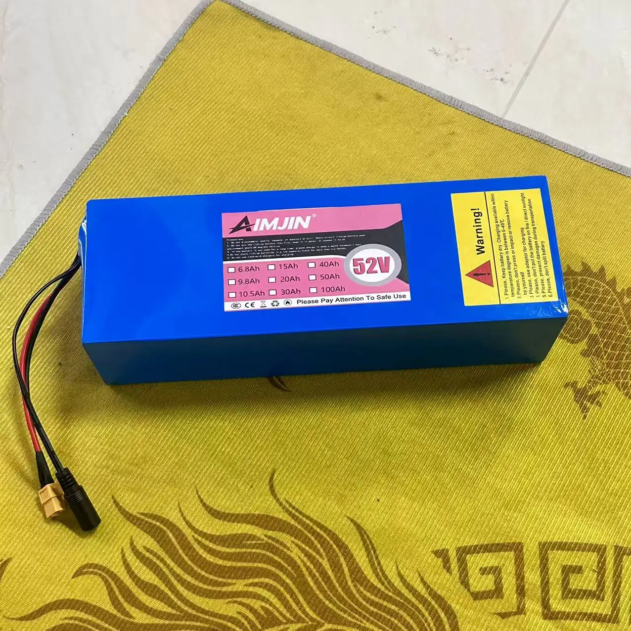 18650 Lithium 14S4P 52V 14000mah for Balance Car, Bike, Scooter, Tricycle battery pack Battery with BMS