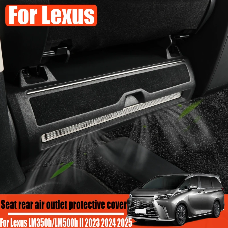 

For Lexus LM350h/LM500h II 2023 2024 2025 seat rear air outlet protective cover automotive interior decoration accessories