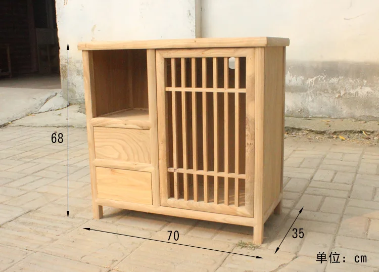 l tide brewing tea table tea table dining side cabinet new Chinese style tea cabinet white stubble white embryo double door
