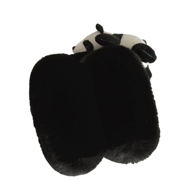 Orejeras Panda dibujos animados para mujeres y niños, niñas y niños, diadema calentadora orejas T8NB