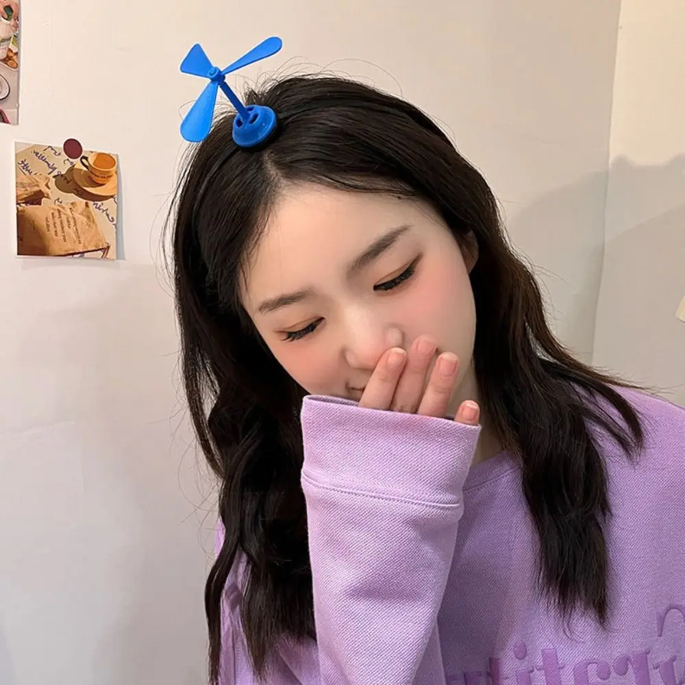 Cute Windmill Shape Creative Hair Hoop Fan Headdress Korean Style Headband Headwear Hair Accessories Funny Hair Band Wash Face