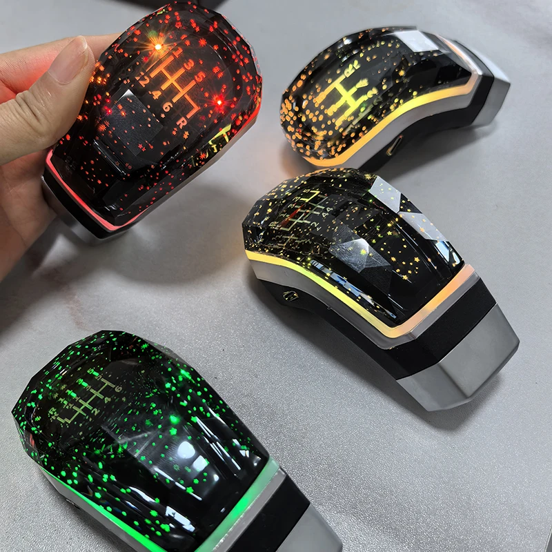 

Crystal Shift Knob LED Seven Color Light For 8-10-12MM Diameter 5-Speed/6-Speed For Toyota/Lexus/Nissan/Suzuki/Mazda