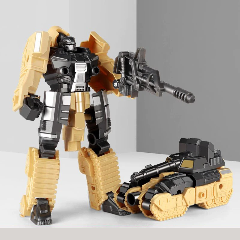 Mech Alliance Mini Vervorming Robot Speelgoed Converteerbaar Actiefiguur Plastic Model Robotauto Speelgoed Anime Filmserie Kinderen Cadeau