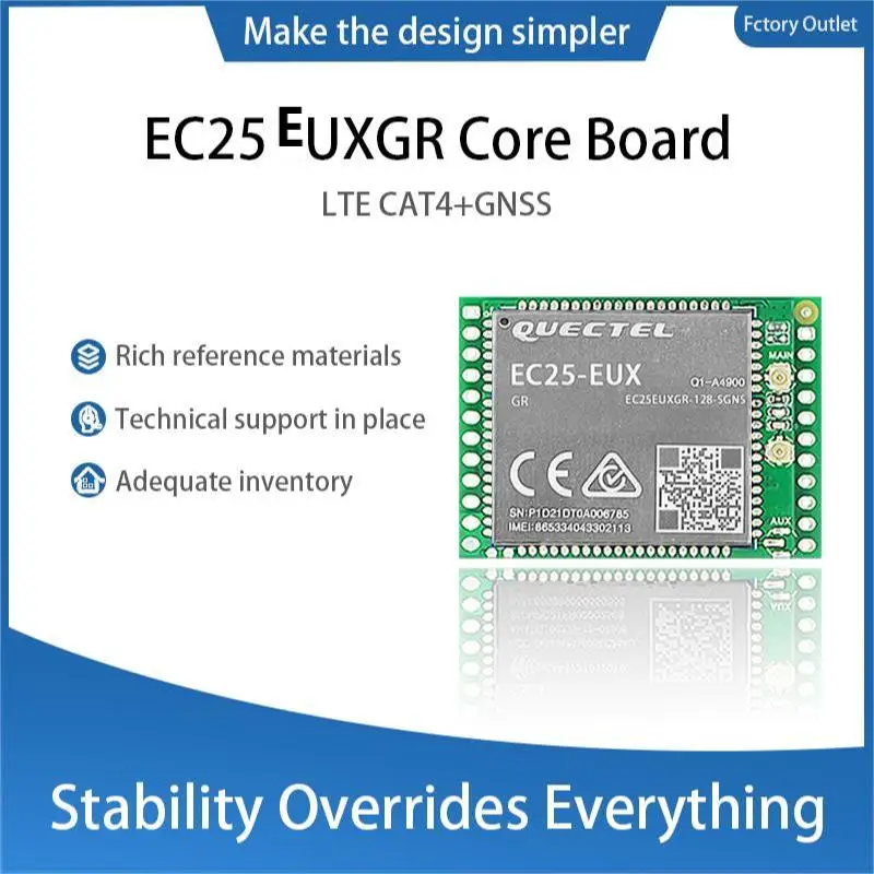 

EC25 Module EC25EUX QUECTEL 4G Core Board EC25EUXGR-128-SGNS LTE CAT4 Module with GNSS