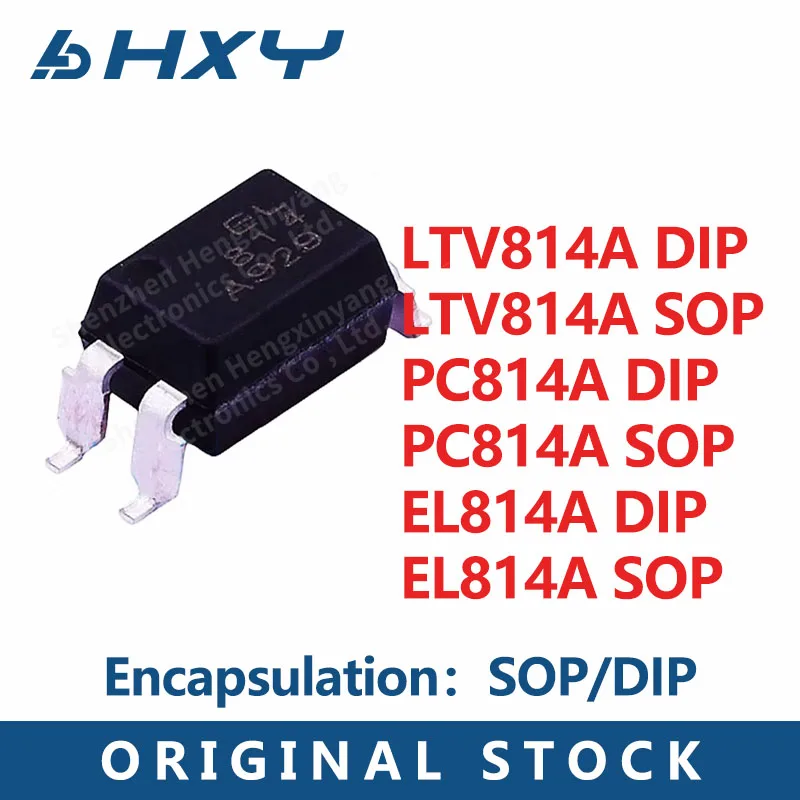 50PCS package SOP/DIP in-line optical coupler IC chip LTV814A LTV814 PC814A PC814 EL814A EL814