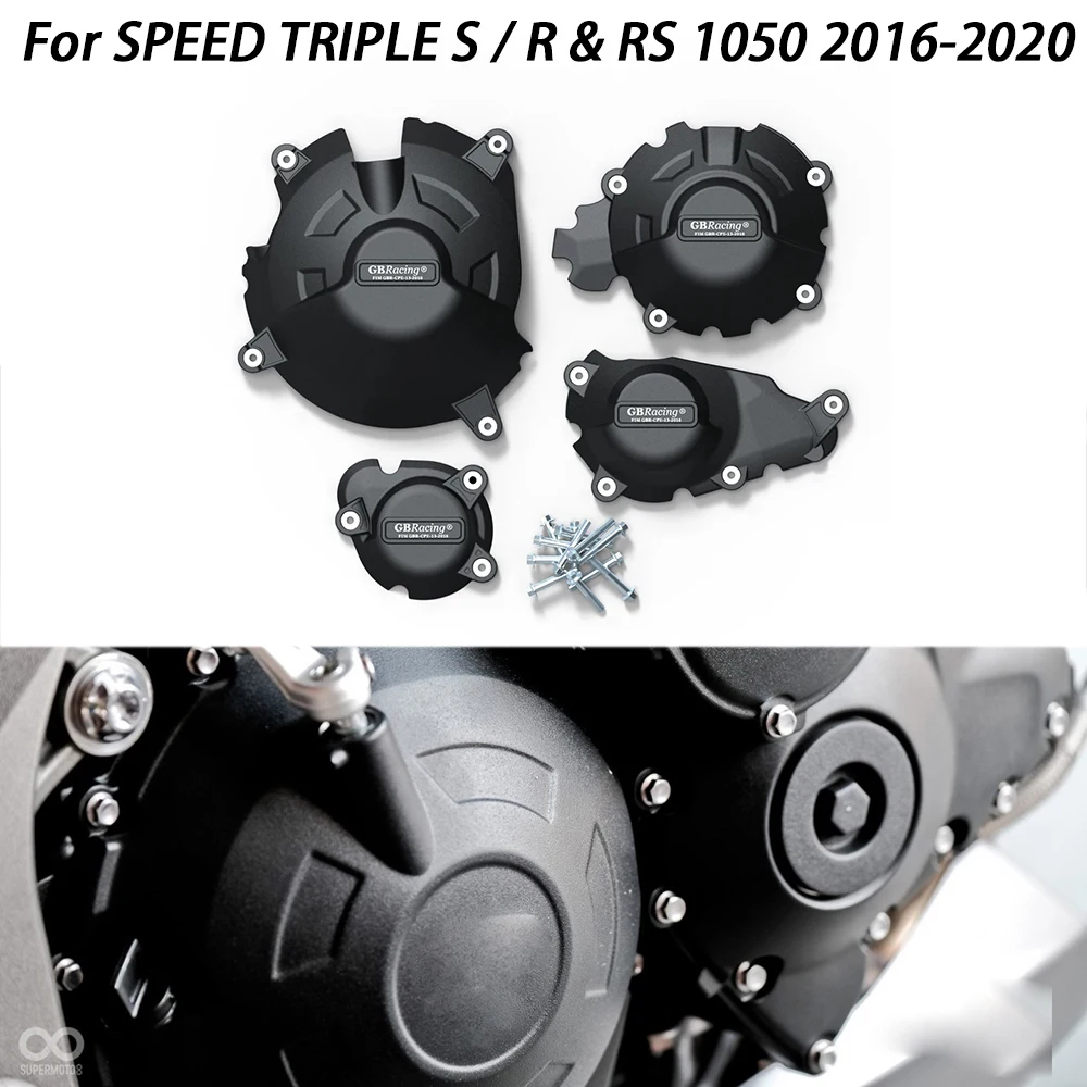 

Защитная крышка двигателя мотоцикла, защита от падения для Triumph Speed Triple S R и RS 1050 2016-2020