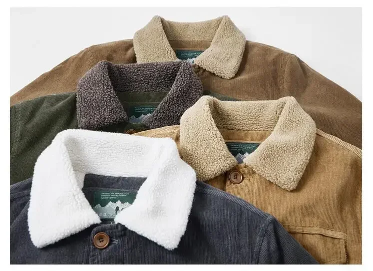 Abrigos de pana para hombre, chaquetas ajustadas de plumón, Parkas cálidas, chaquetas casuales, prendas de vestir más gruesas, tallas 6XL, nueva
