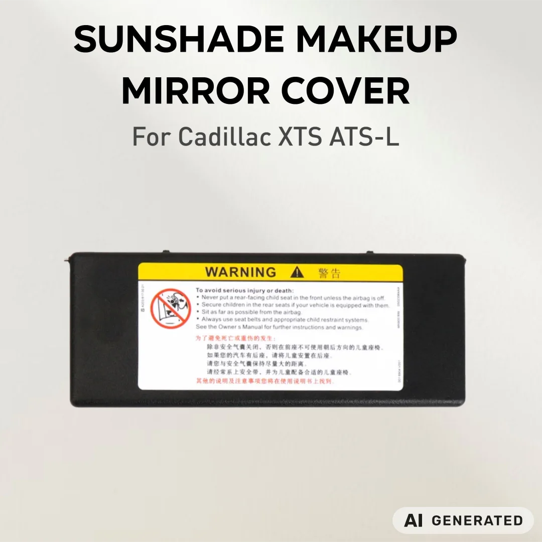 Car Interior Mirror Makeup Mirror Auto Sun Shade Visor Mirror Cover For Cadillac XTS ATS-L 2013-2019