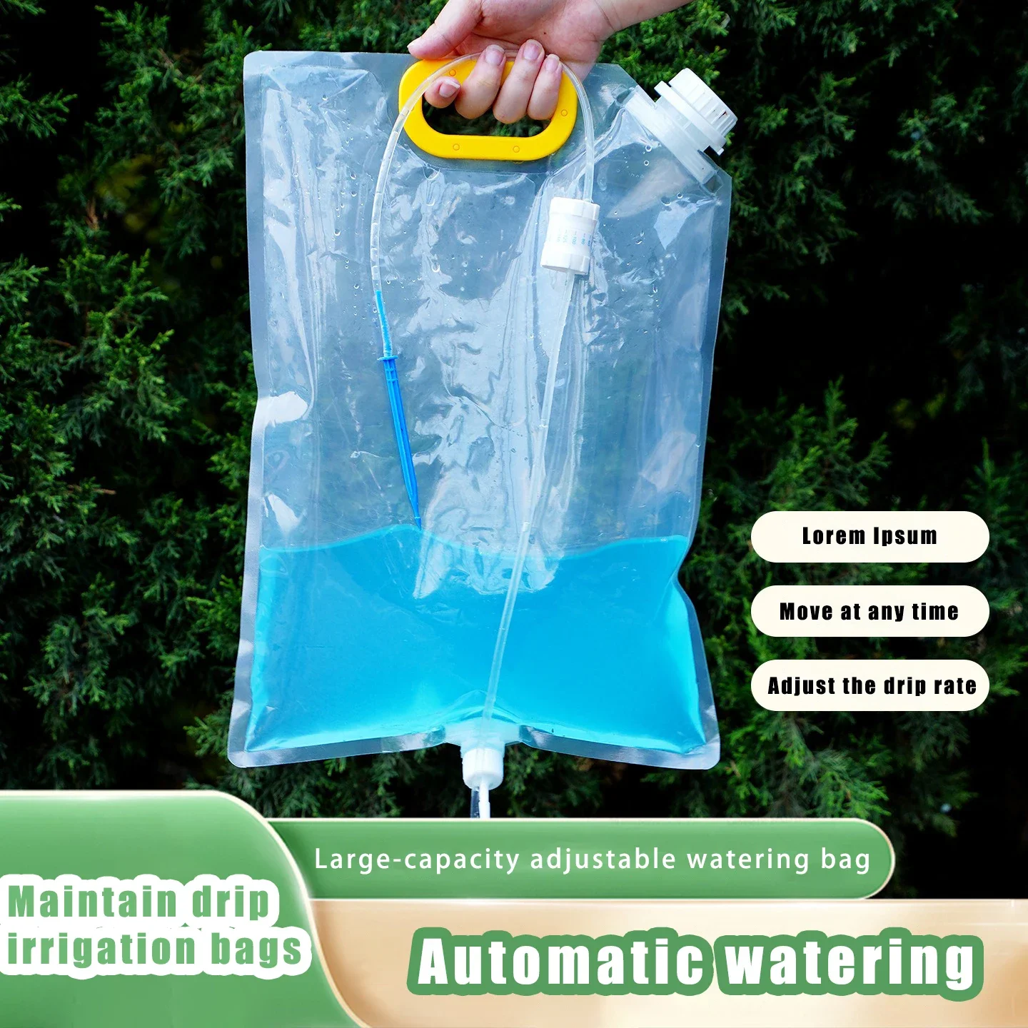 5L Automatic Watering Device Drip Bag Arrow Planting Kit Garden Watering Bag Plant Irrigation Dripper Quantitative Tools