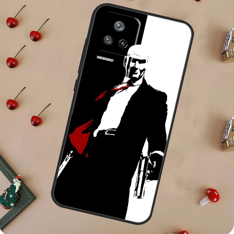 Man Hitman Agent Case For Xiaomi 14 13 11T 12T 13T Pro 12 Lite POCO X6 X3 X4 X5 M6 Pro M5s F3 F5 Pro Cover