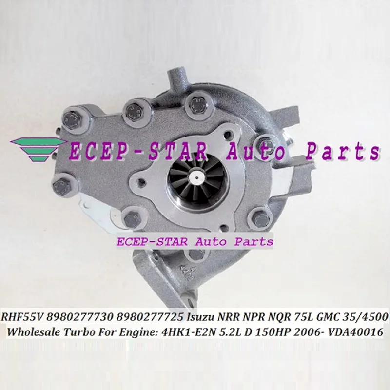 Turbo RHF55V 8980277721 8980277720 8980277722 For ISUZU NRR NPR NQR 75L For GMC 3500 4500 W-Serie 4HK1 E2N 5.2L VDA40018 VAA4001