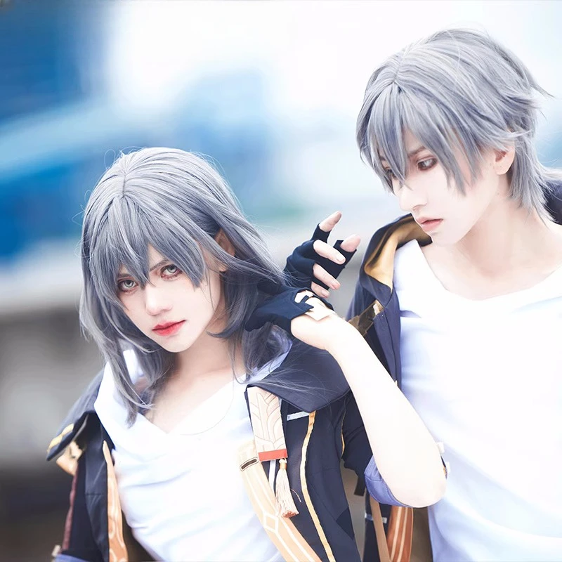 Game Honkai Star Rail Trailblazer Male Protagonist Cosplay Costume Men Suit Halloween Carnival Party Uniform