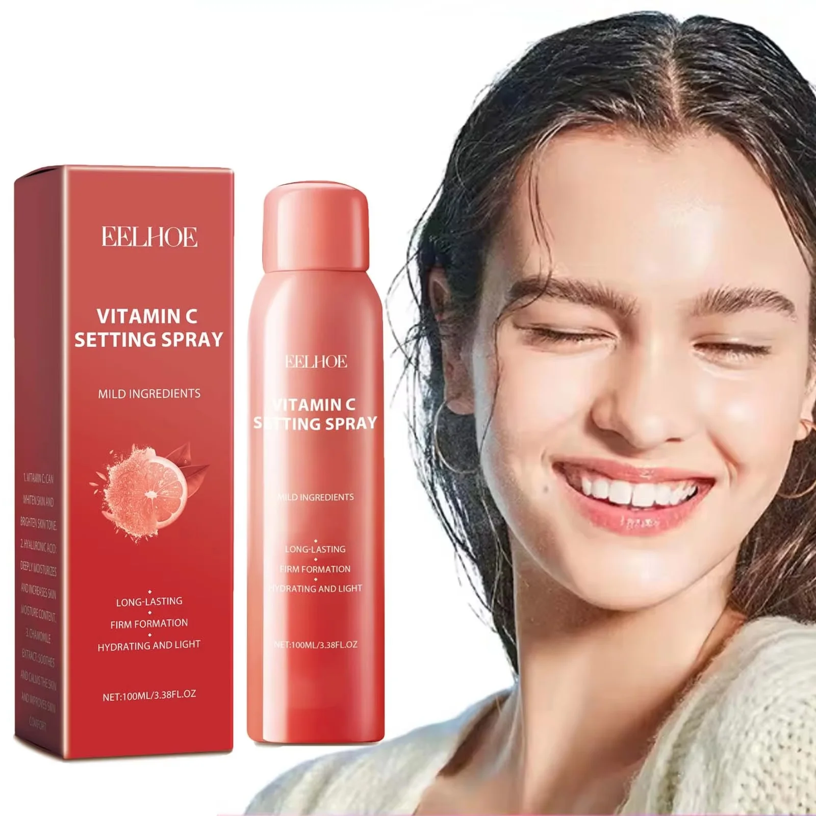 

Увлажняющий спрей для фиксации макияжа, водянистый, легкий, нежирный, контроль жирности, долговечный, дышащий, витамин С, фиксирующий туман для макияжа