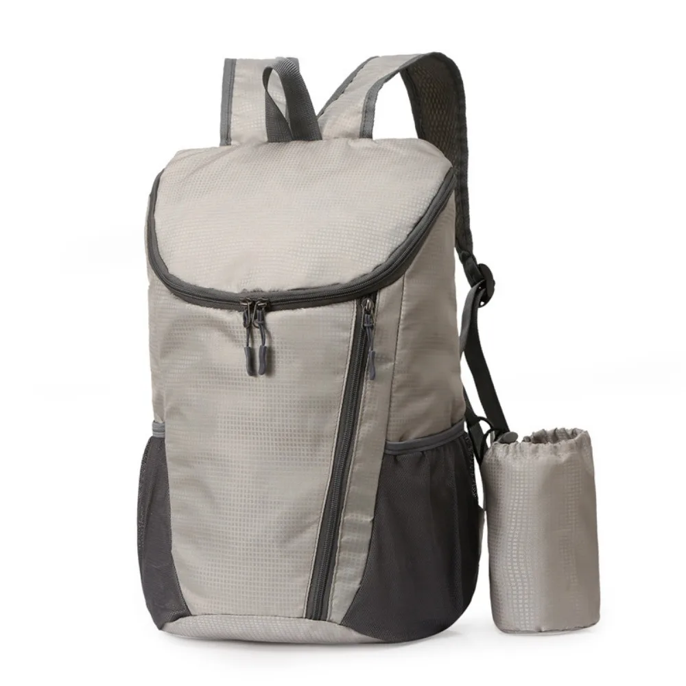 HOMEFISH Der Neue Rucksack Großvolumige Faltbare Tasche Tragbarer Wasserdichter Outdoor Reise- und Sportrucksack – Detail 6
