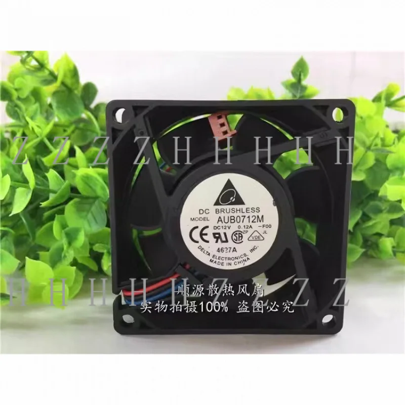 

Z Delta AUB0712M DC12V 0.12A 70*70*25MM 3-Pin Silent Cooling Fan