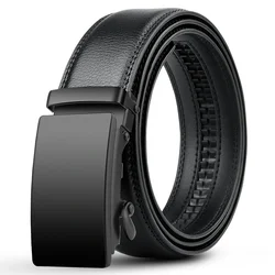 Plus Large LONG Size Belt Men 120 130 140 150 160 170cm PU Leather Waist Strap Black Male Automatic Buckle Jeans Belts for Men