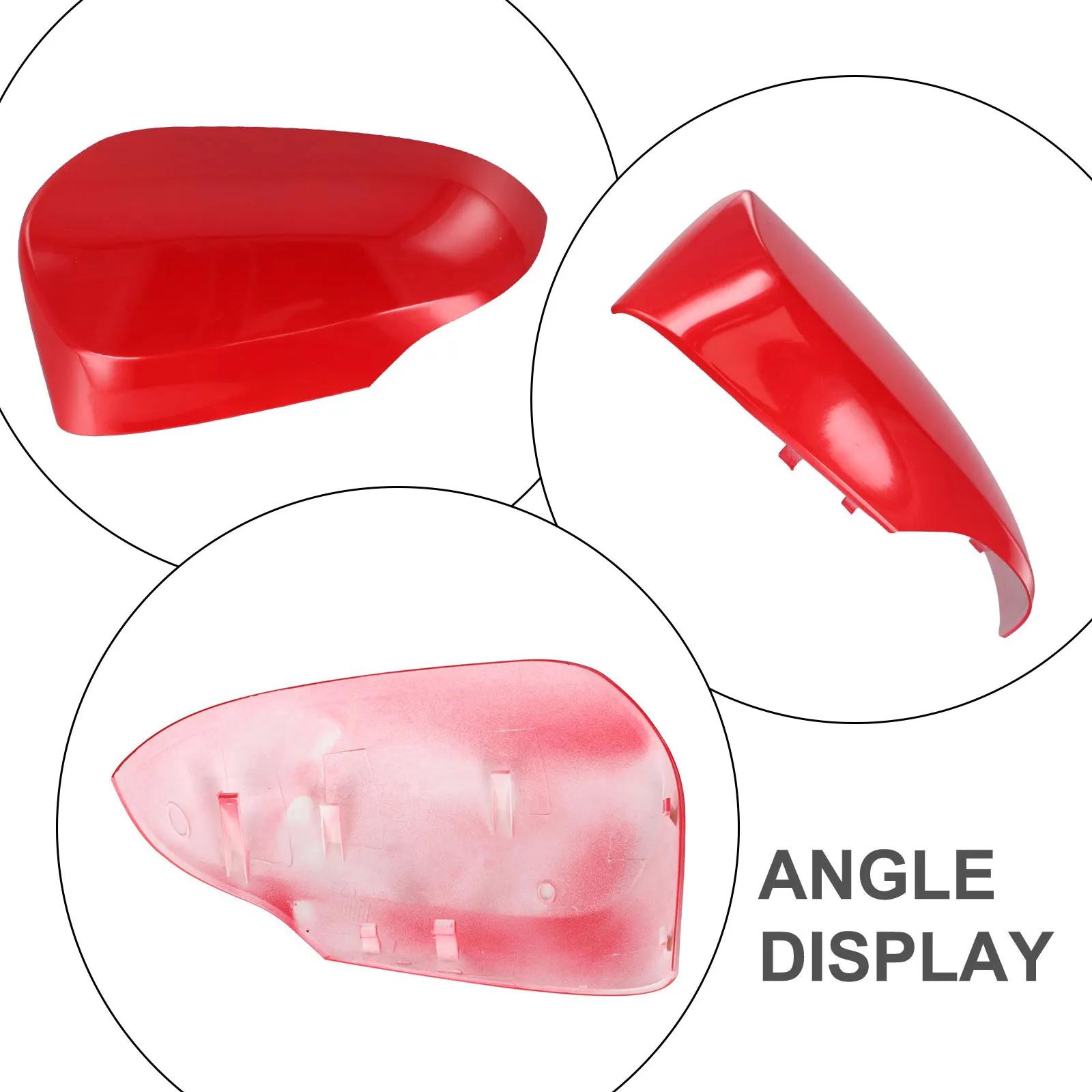 

Car Mirror Assemblies Red Mirror Shell For Car Exterior Easy To Use High Universality Fitment For Toyota Yaris 2012-2019