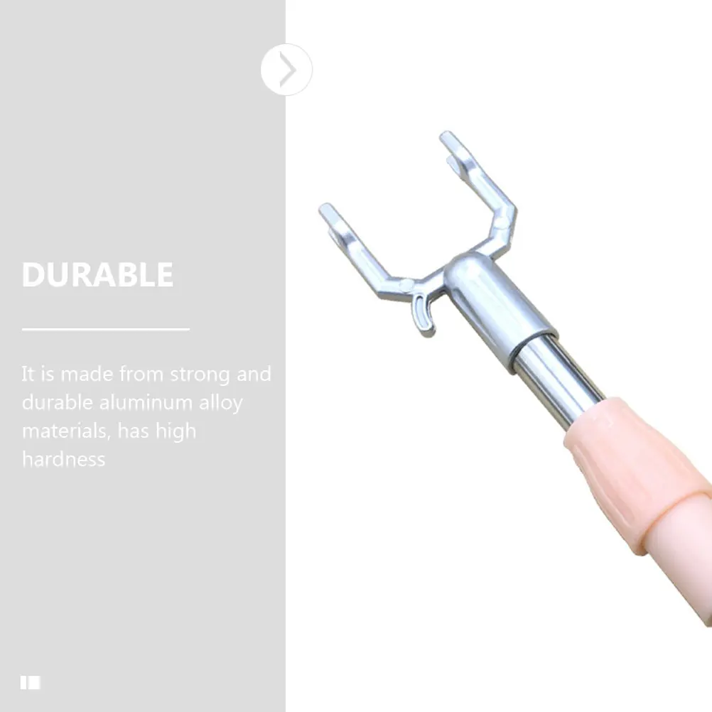 

3pcs Clothes Hanger Support Rod Fork Aluminum Alloy High Hardness Non-slip Design Suitable for Daily Use Home Clothes