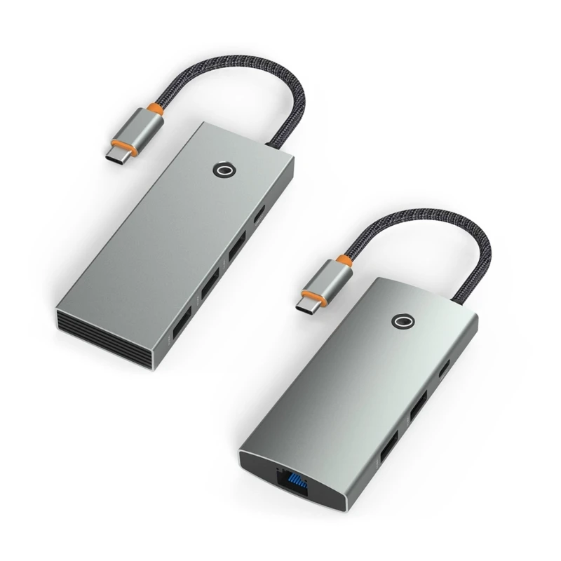 

4KHDMI-совместимый адаптер USB 3.0 6 в 1 док-станция для ноутбука Book Pro Air C1FD