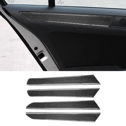 Door Handle Panel Decoration Trim Sticker Cover for Volkswagen Jetta 2011 2012 2013 2014 Car Interior Accessories Carbon Fiber