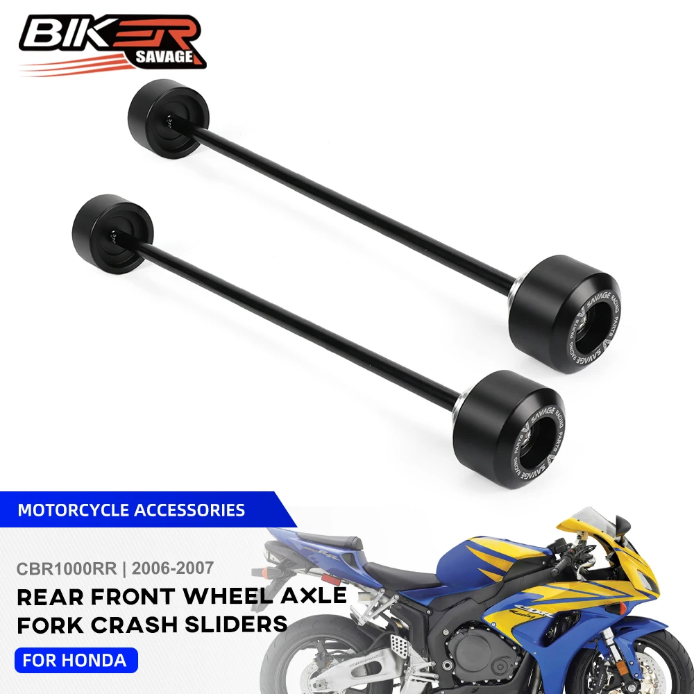 

Для Honda CBR1000RR вилка переднего моста, слайдер CBR 1000RR 2007 2006, аксессуары для мотоциклов, ступица заднего колеса, блок предотвращения столкновений