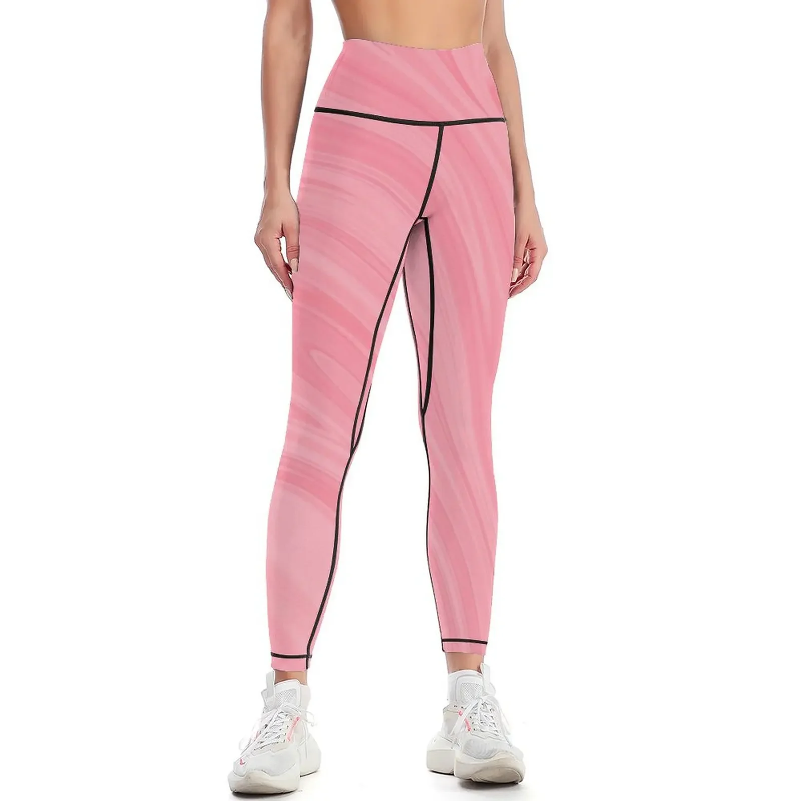 Pink Liquid Case & Covers Leggings gym top Pants sport Womens Leggings