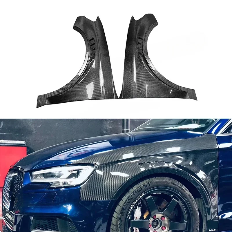 Upgraded Carbon Fiber Side Panels Car Exterior Upgrade Parts For A3 S3 8V 2018 Models
