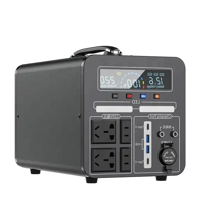 

Lifepo4 Battery Energy System Supply Portable Solar Generator Panel Sets Power Station 900w Charge Backup Camping Outdoor MPPT