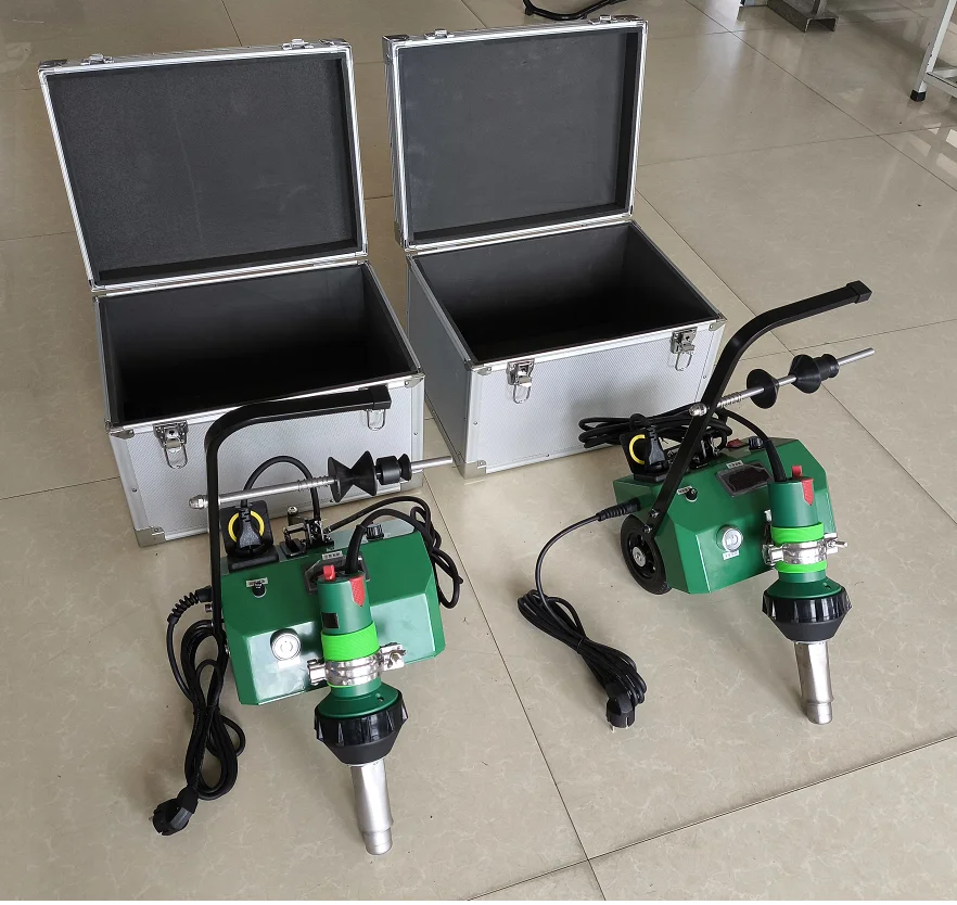 1800W PVC floor adhesive splicing automatic welding line machine fully automatic climbing welding machine hot air welding