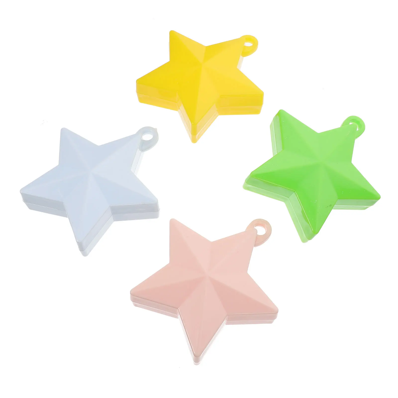 

4 Pcs Balloon Gravity Blocks Star Shaped Anti Floating Weights for Helium Decorations Party Supplies Custom Jewelry Accessories