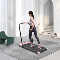 Folding Treadmills 2-in-1 Electric Walking Pad with Remote Control and LED Display, Fitness Equipment for Home, Office
