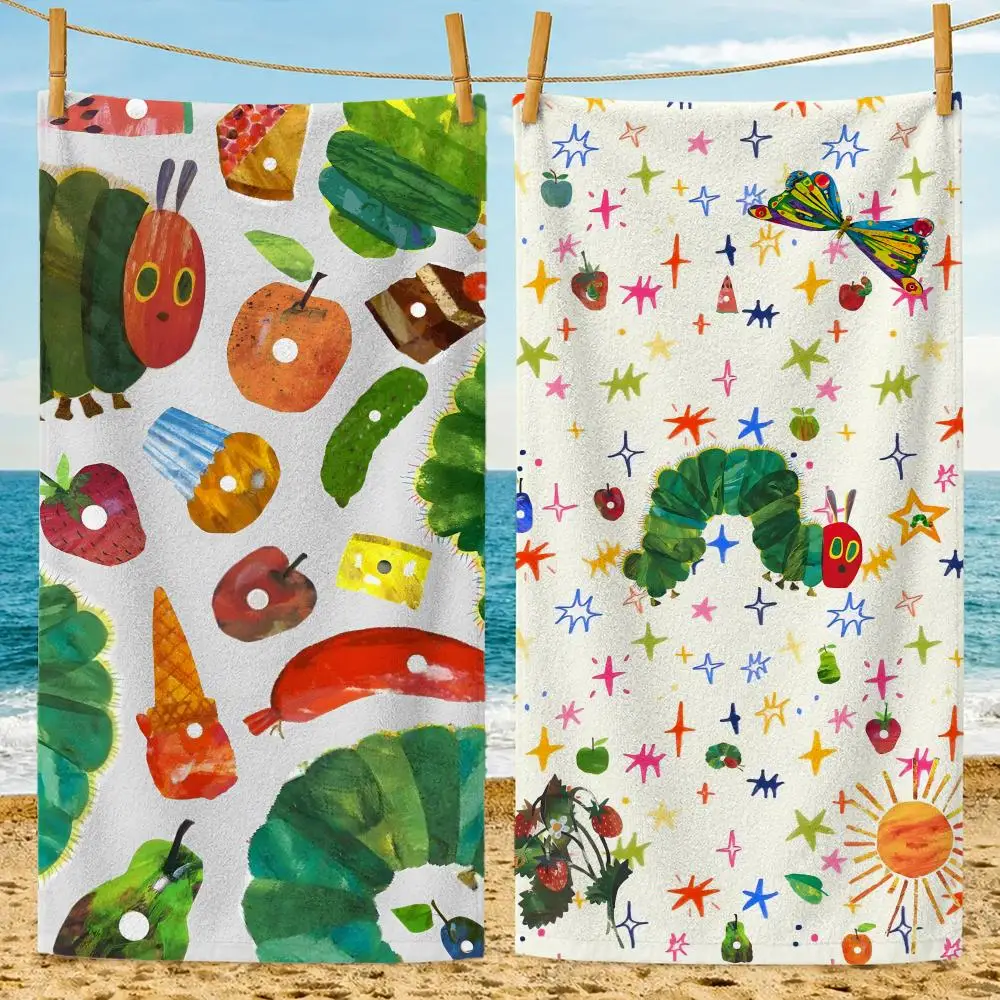 The Very Hungry Caterpillar Towel Towel beach towel, quick drying absorbent bath towel for Swim,Gym,Camping,Outdoor hot