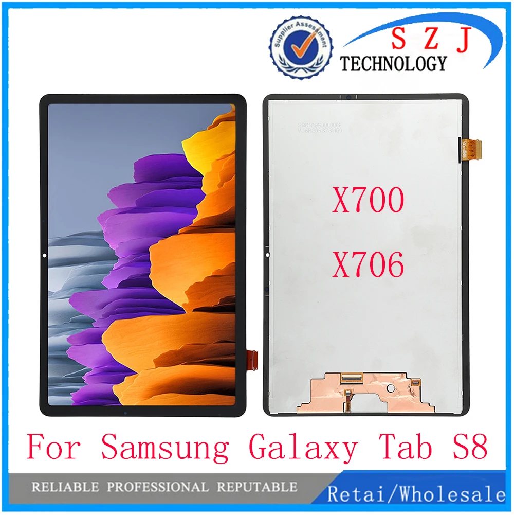 

11 inch New LCD For Samsung Galaxy Tab S8 SM-X700 X706 X706B X706U X706N LCD Display+Touch Screen Digitizer Assembly