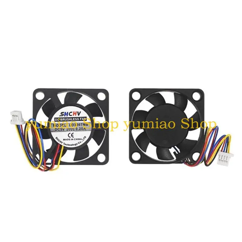 587B RADIADOR FIXO 5V Terminal JST JST 4pin para Raspberrypi5 30x30x7mm