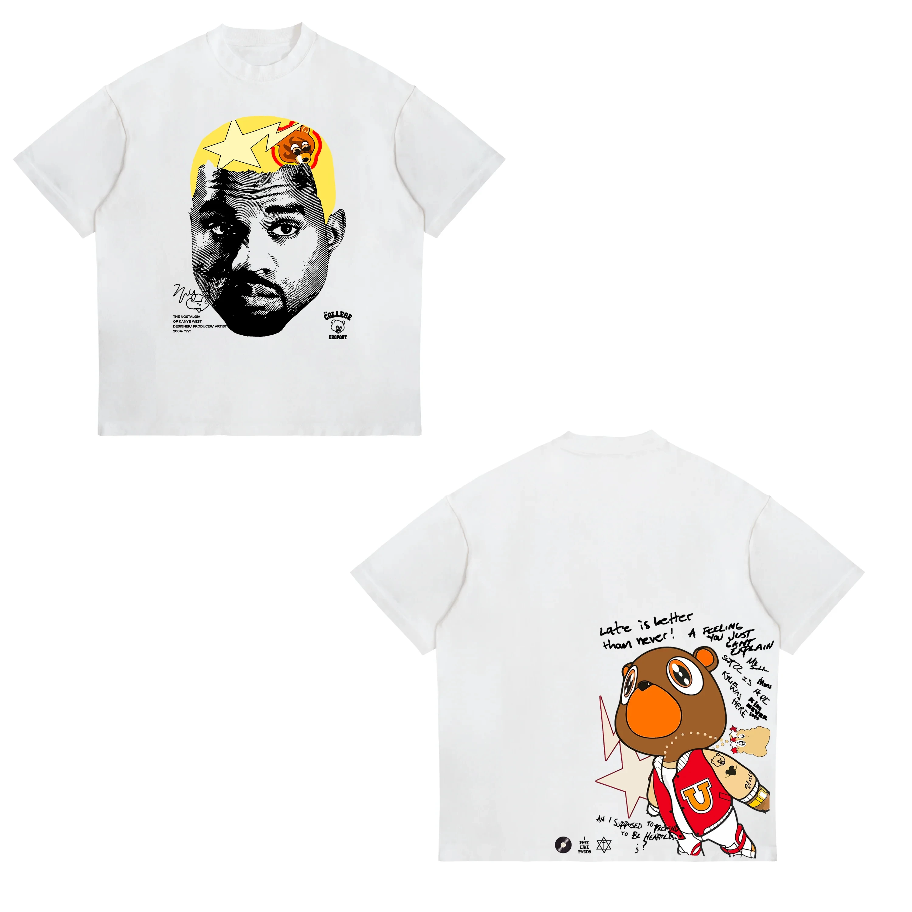 Kanye West Funny Meme T Shirt Does It Look Like I'm Laughing Humor Short Sleeve Vintage Oversized Cotton Tees Streetwear Unisex