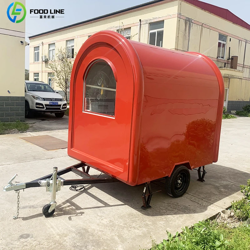 

Customized Food Trailers on Wheels Food Trailer Shanghai Silang Coffee Cart Food Trailer