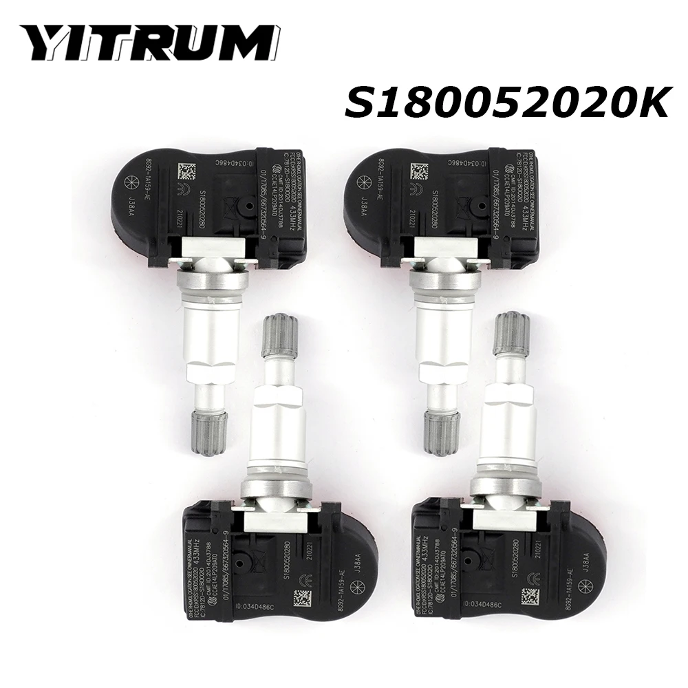 

YITRUM S180052020K TPMS For Volvo V60 Cross Country V50 XC60 S60 S40 S80 C30 C70 XC70 Tire Pressure Monitor System 8G92-1A159-AE