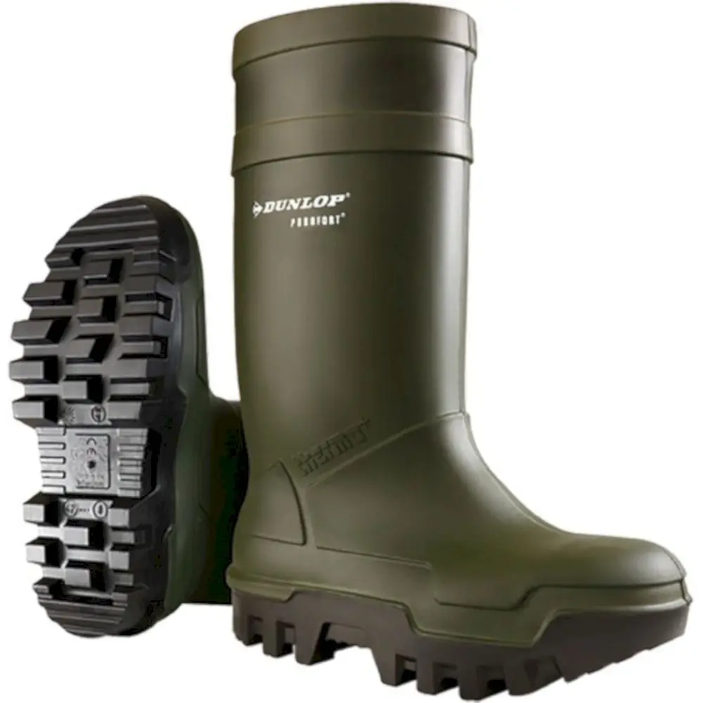 Bota de seguridad de caña alta con punta de acero Purofort Thermo S5 Full Safety . Dunlop