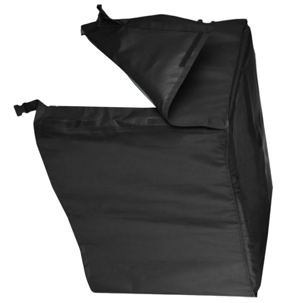 

1pc Waterproof Generator Cover Universal Rectangular Cover For Outdoor Garden Protection Pvc Polyester Black 81X61X61Cm