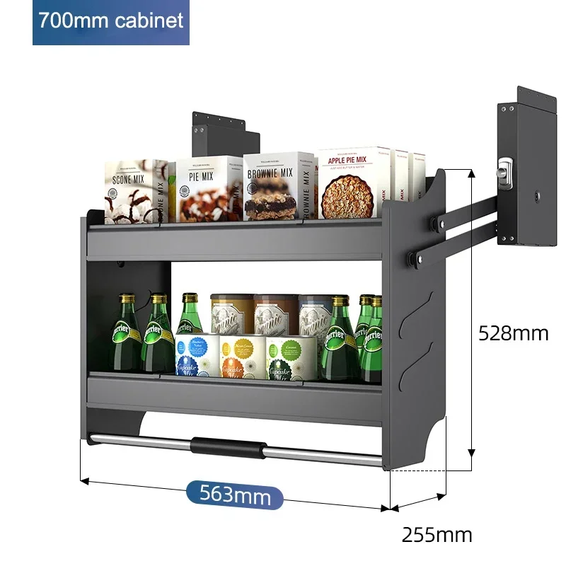Goldmine Soft Closing Organization Kitchen Storage Cinet Hardware Eleor Dish Rack Pull Down Lift Basket
