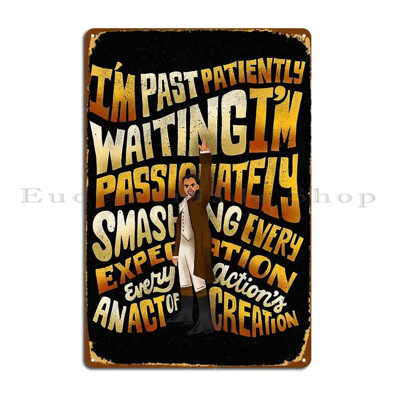 Smashing Every Expectation Metal Plaque Poster Customize Party Party Cinema Plaques Tin Sign Poster