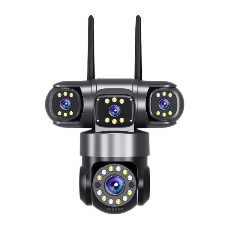 

Three-screen surveillance camera wifi version 4G three-eye ultra-high definition outdoor waterproof panoramic monitoring